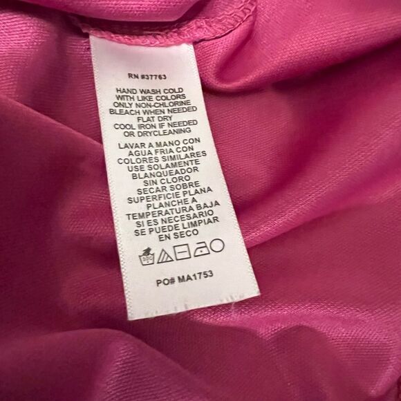 Laundry by Shelli Segal pink eyelet empire dress. XS. - Picture 4 of 8